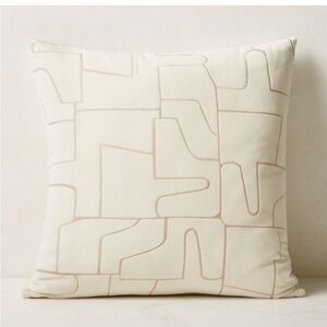 CB2 Cream Throw Pillow Covers (set of 3 sold together)